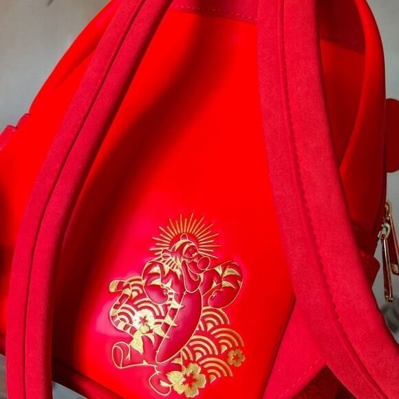 Loungefly Disney Red Lucky Winnie the Pooh, Tigger Mini Backpack